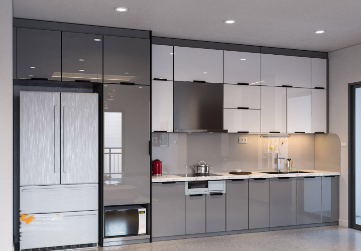 Bộ sưu tập mẫu tủ bếp chữ I đẹp phù hợp mọi phòng bếp